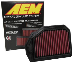 Hyundai Genesis Sedan Air Filter - AEM Induction - Dryflow - 2015